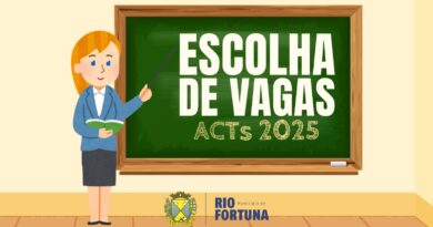 Educação divulga quadro de vagas disponíveis para a Chamada de ACTS – 2025